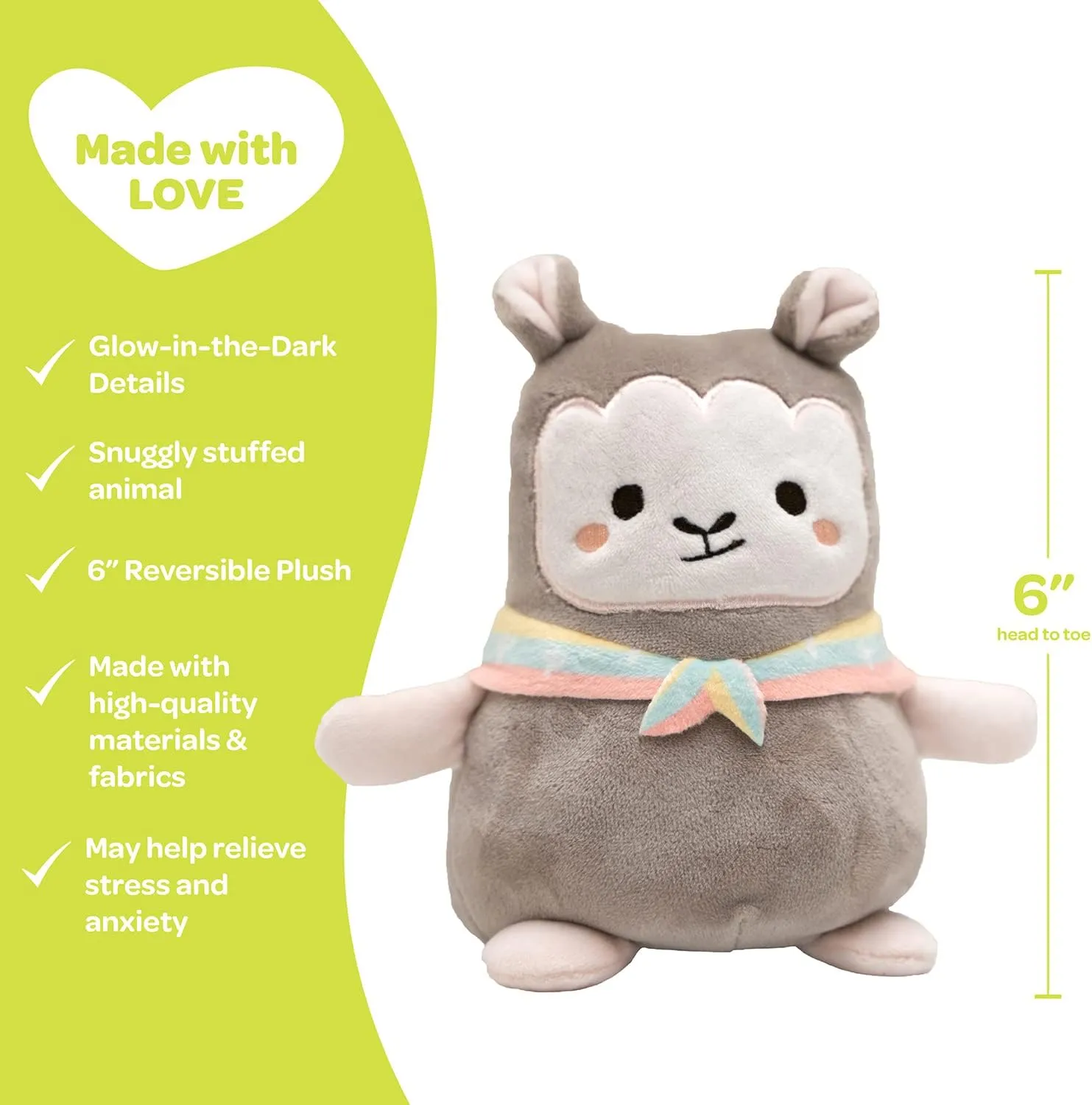 Adora Snuggle & Glow Reversible Plush (Single) - Llama