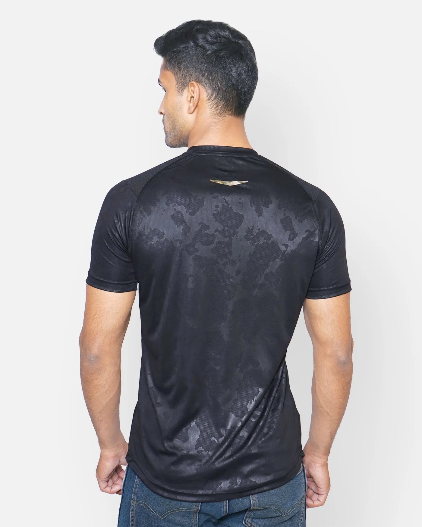 Black Camouflage Raglan T-Shirt RWM2045