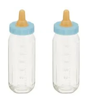 Blue Baby Mini Bottles 13cm 2pk