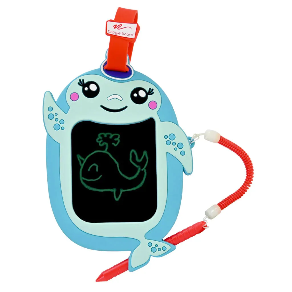 Boogie Board® Sketch Pals™ Doodle Board Backpack Clip - Noa the Narwhal