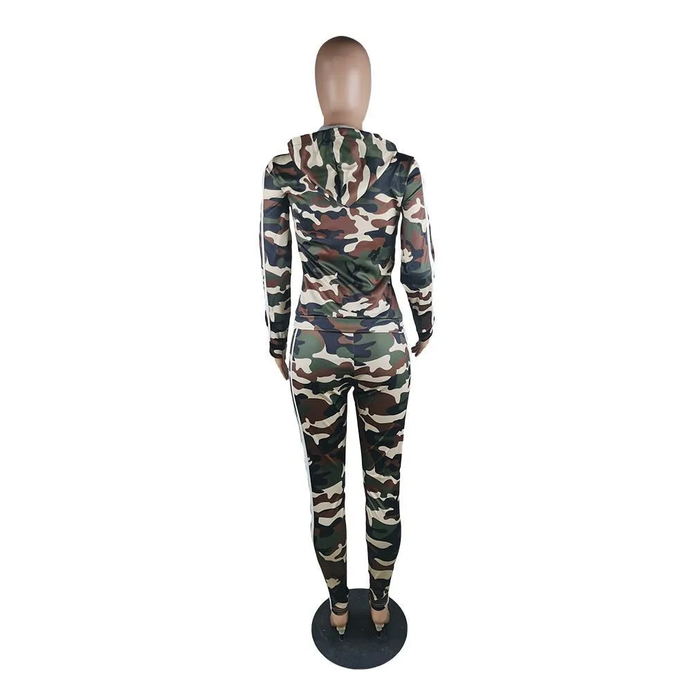 Camouflage casual suit