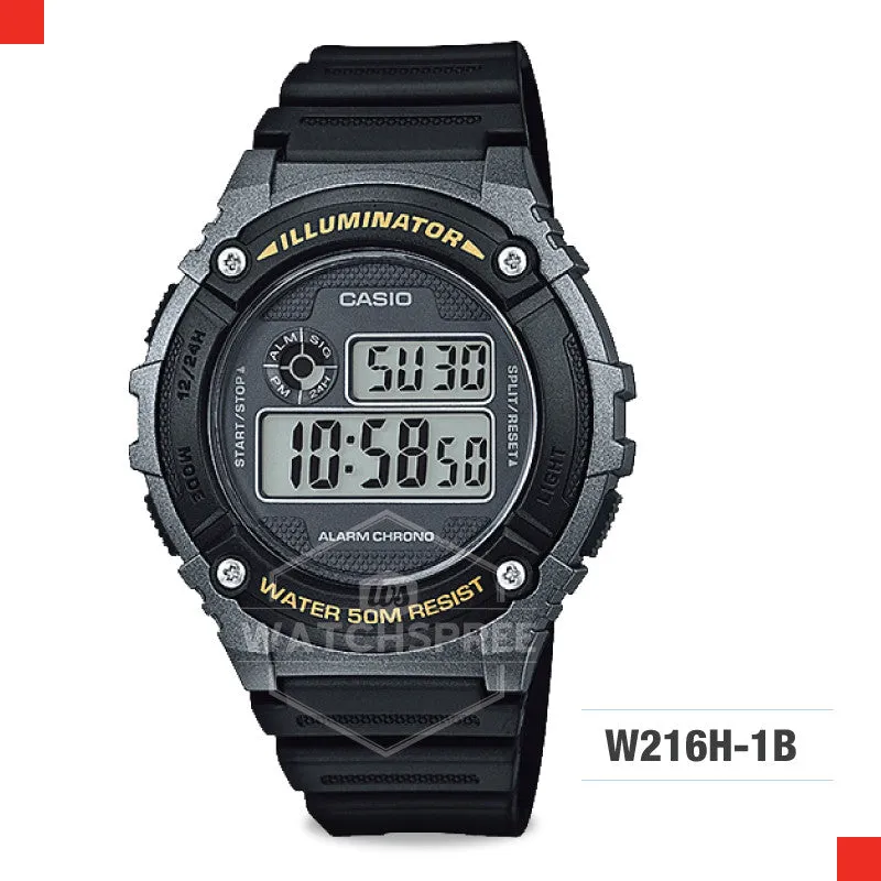 Casio Sports Watch W216H-1B