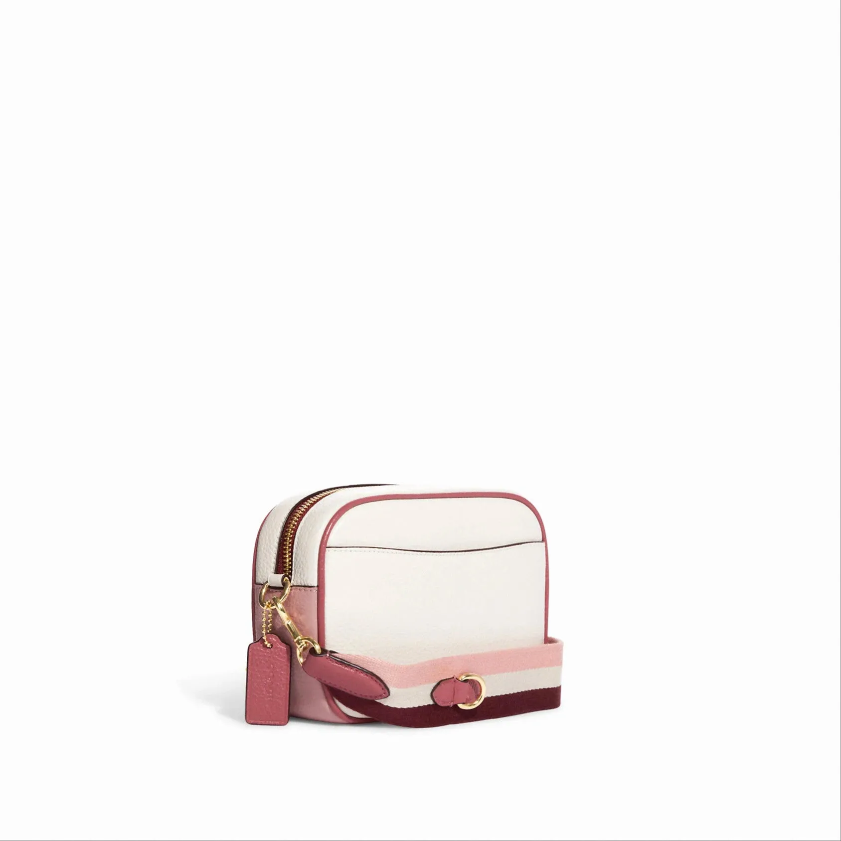 Coach Mini Jamie Camera Bag With Stripe Heart Motif