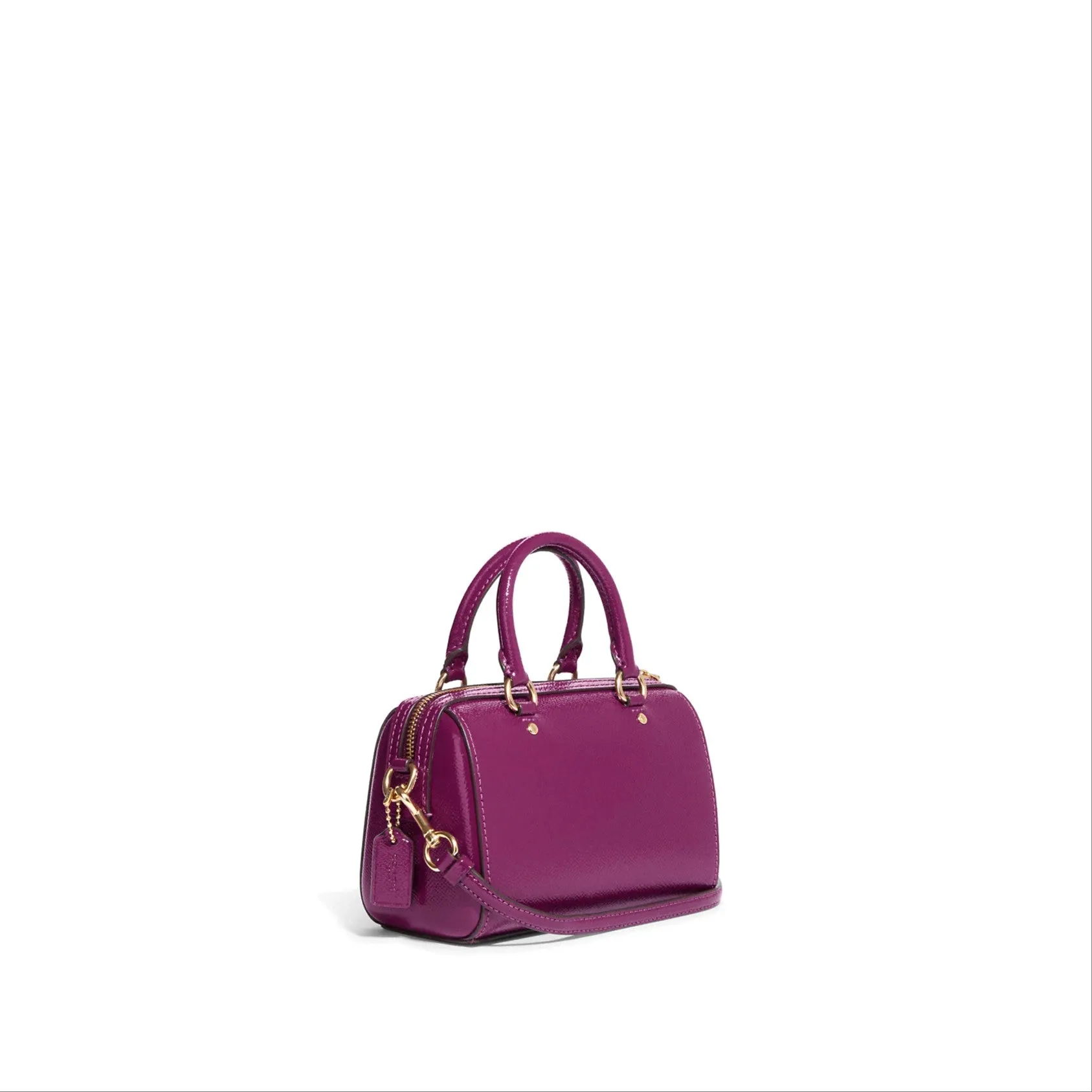 Coach Women's Dark Magenta Mini Rowan Crossbody