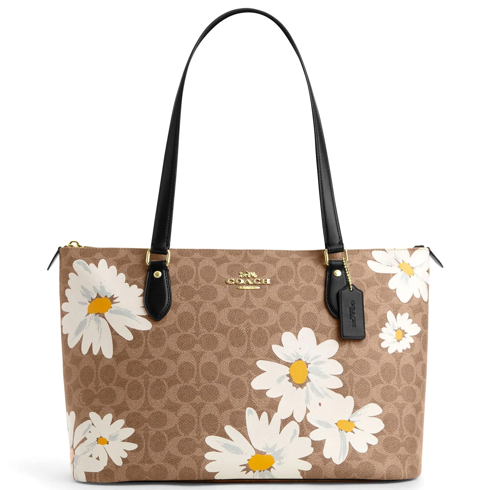 Coach Women's Gallery Tote Bag In Signature Canvas With Floral Print