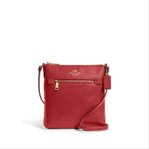 Coach Women's Red Mini Rowan File Bag