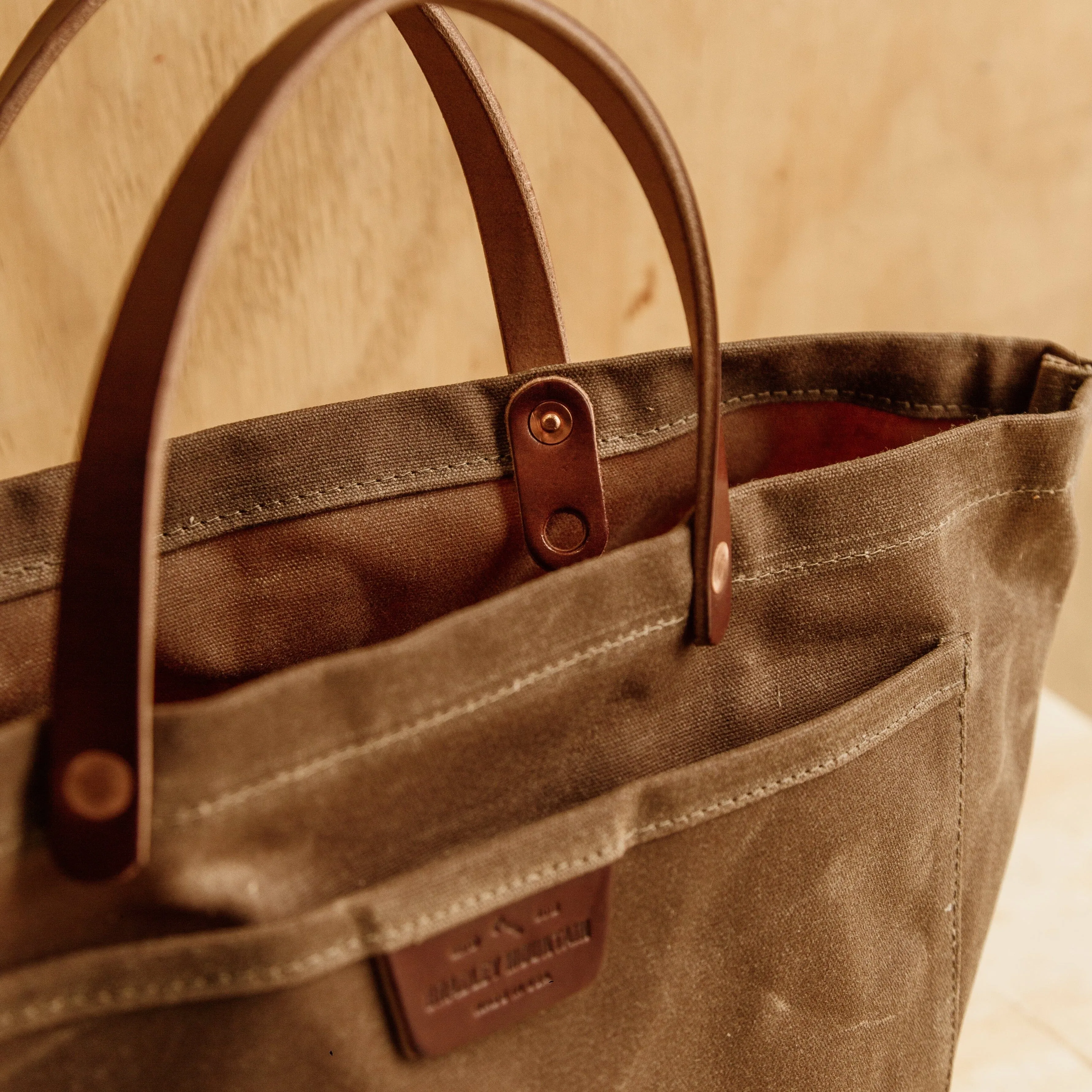 Coal Tote - Brush Brown