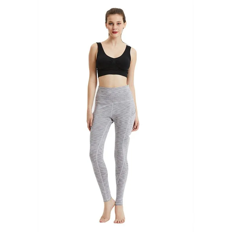 Cropped Elasticity Pocket Fitness Yoga Sports Sports Leggings