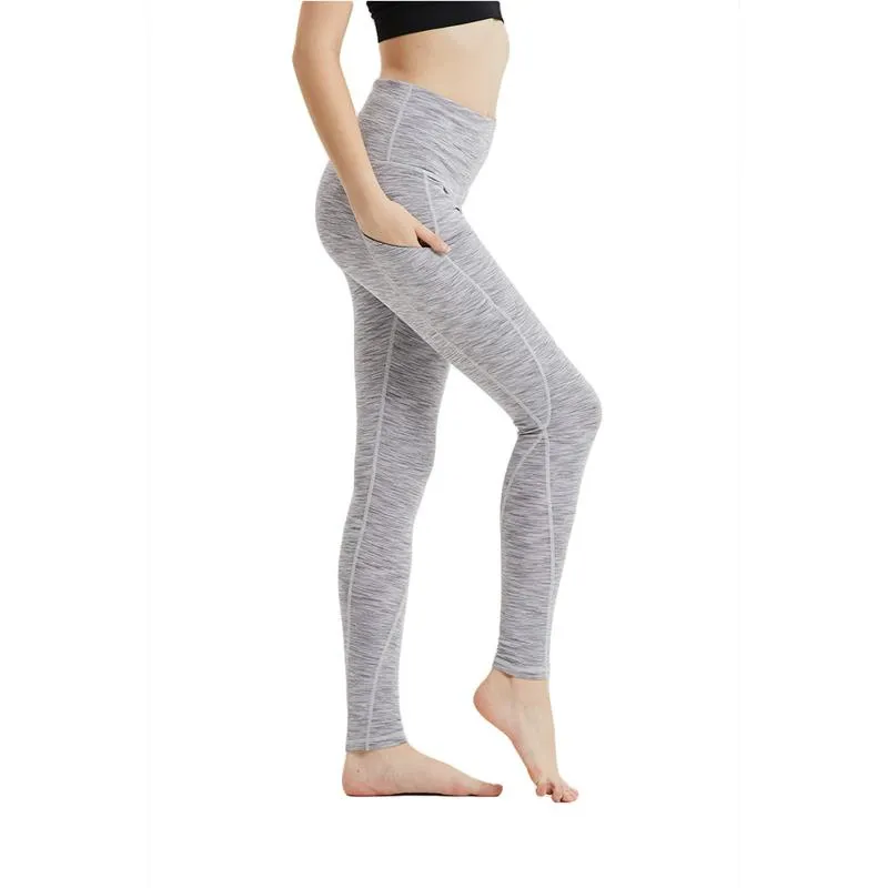 Cropped Elasticity Pocket Fitness Yoga Sports Sports Leggings