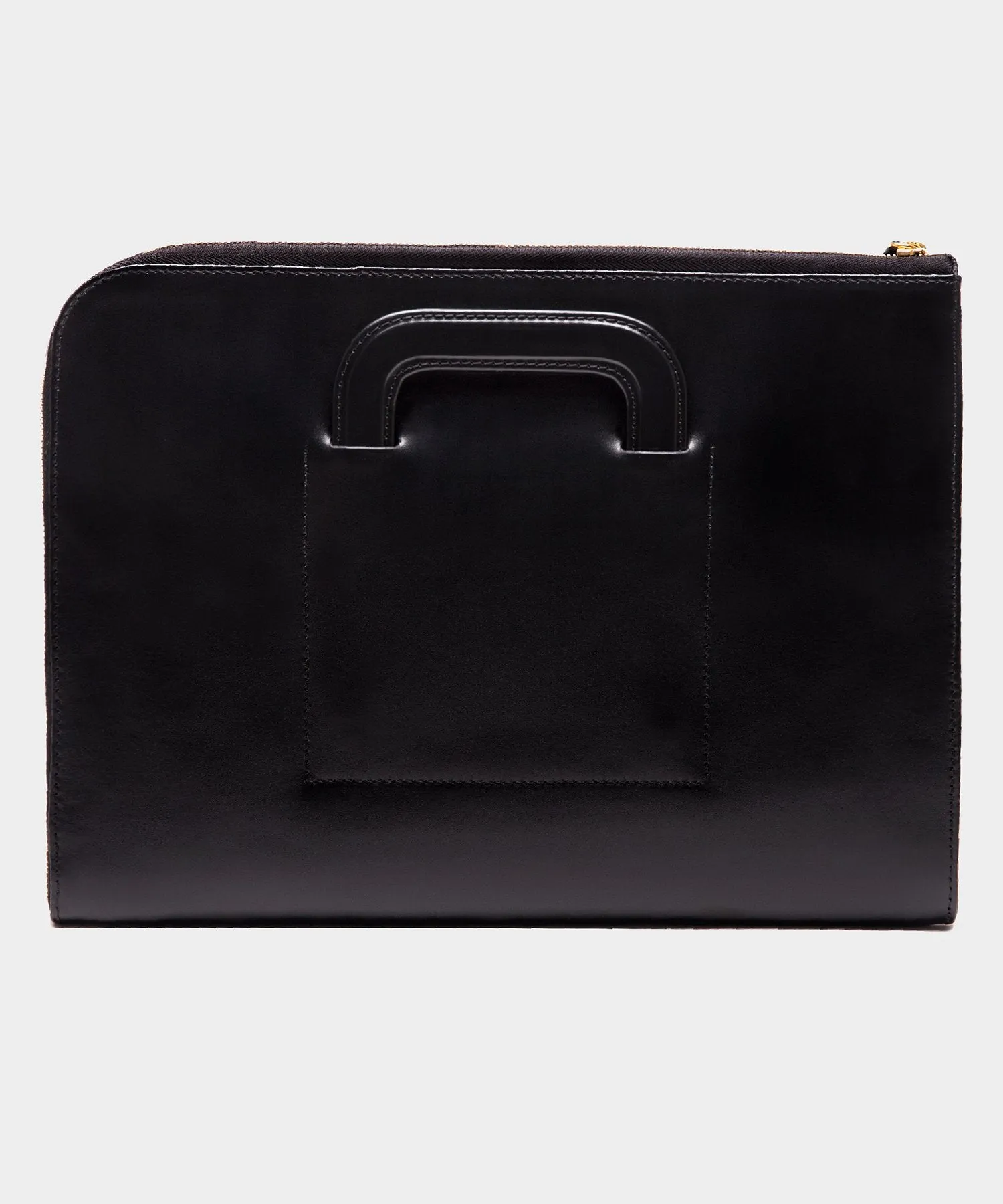 Ettinger Bakerloo Portfolio Case in Black Leather