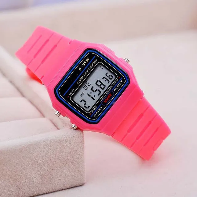 Fashion Sport Watch For Men Women Kid Colorful Electronic Led Digital Watches Multifunction Jelly Wristwatch Clock Hour LZ020