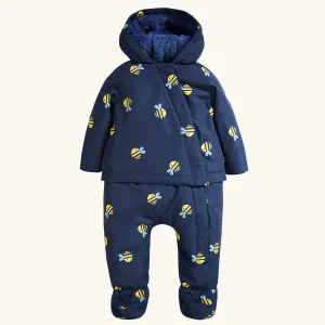 Frugi Waterproof 2-in-1 Rambler Pram Suit to Coat - Buzzy Bee