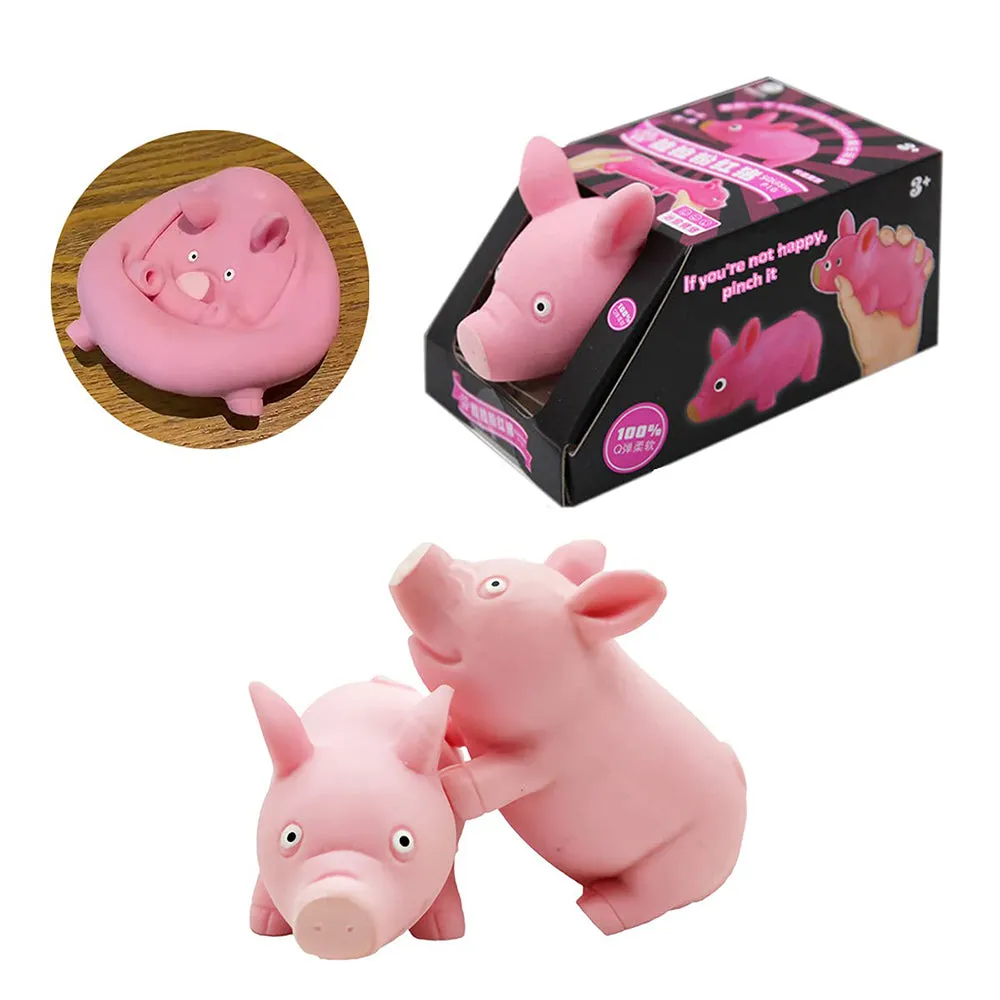 Funny Pink Pig Relieve Stress Toys Gift For Kids Adults, TO0001