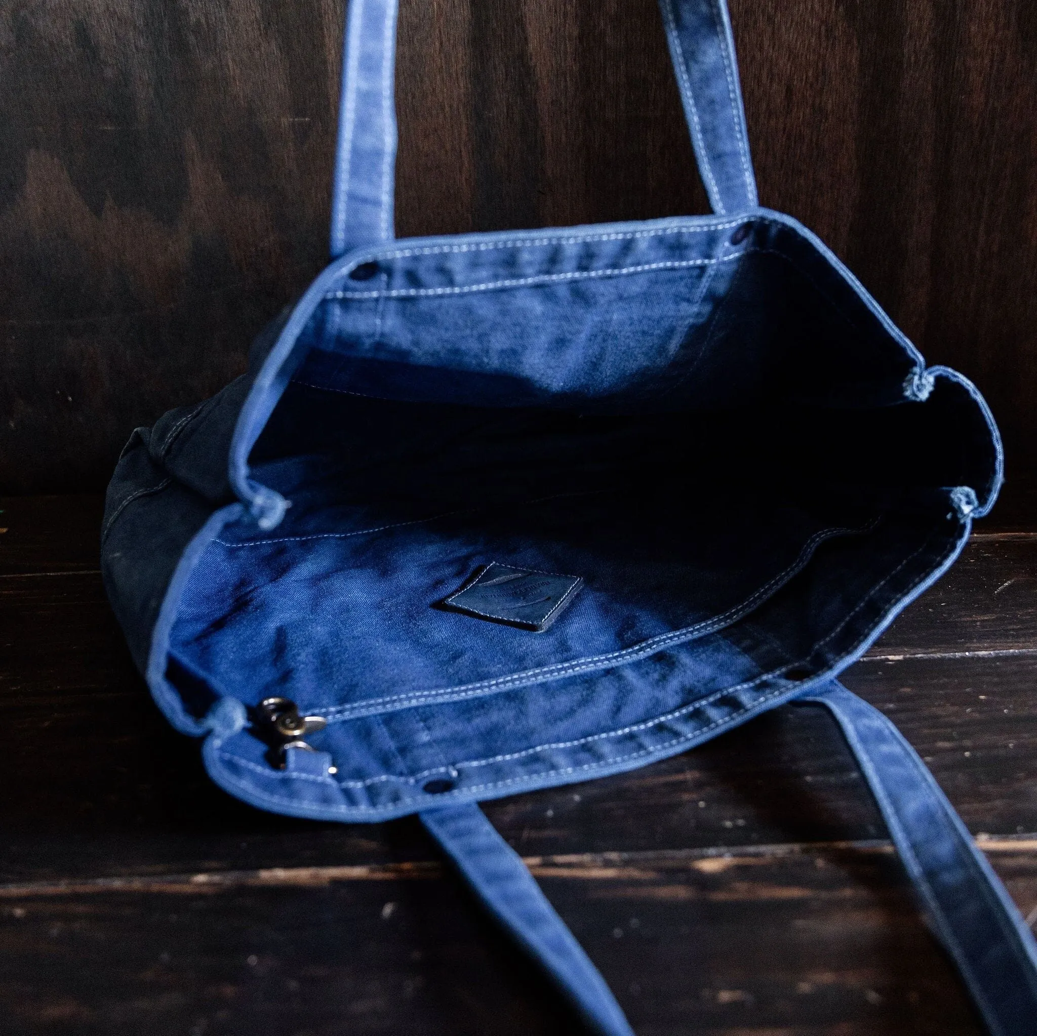 Gaviota Canvas Tote - Indigo