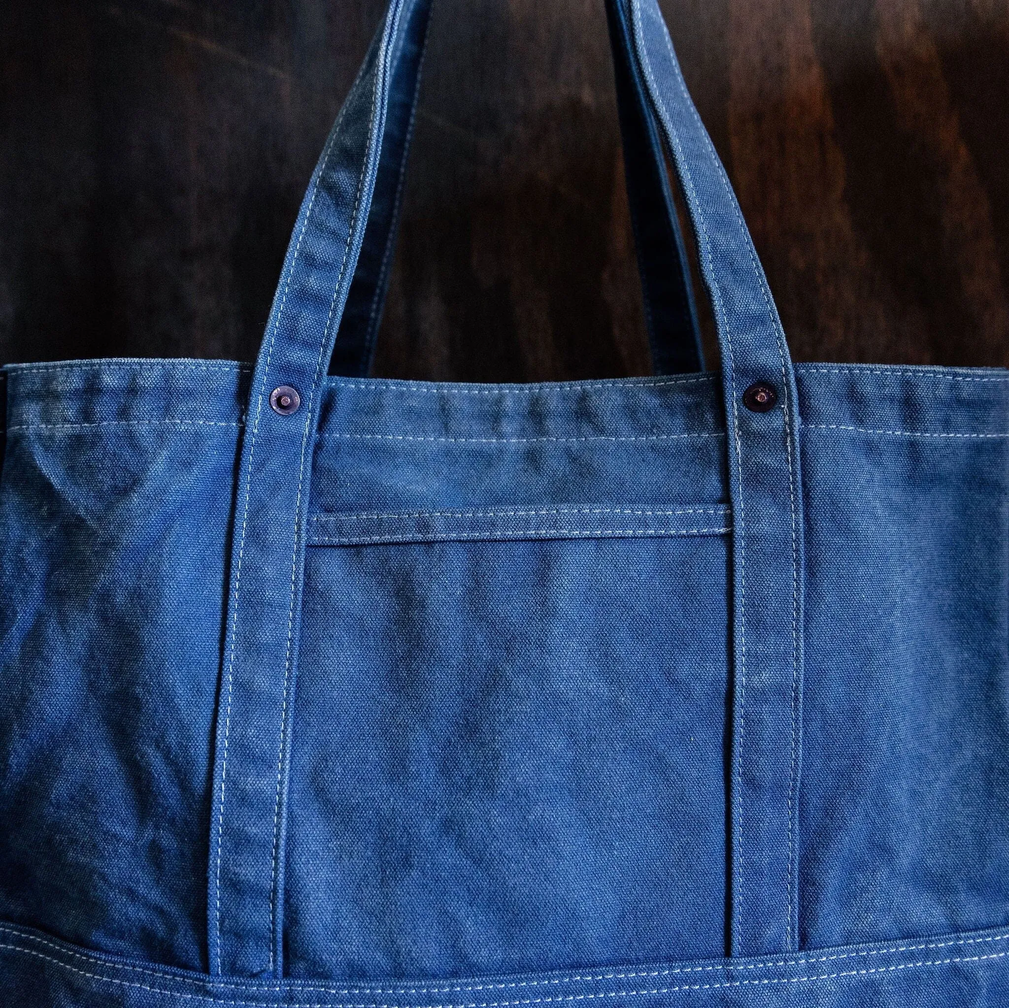 Gaviota Canvas Tote - Indigo