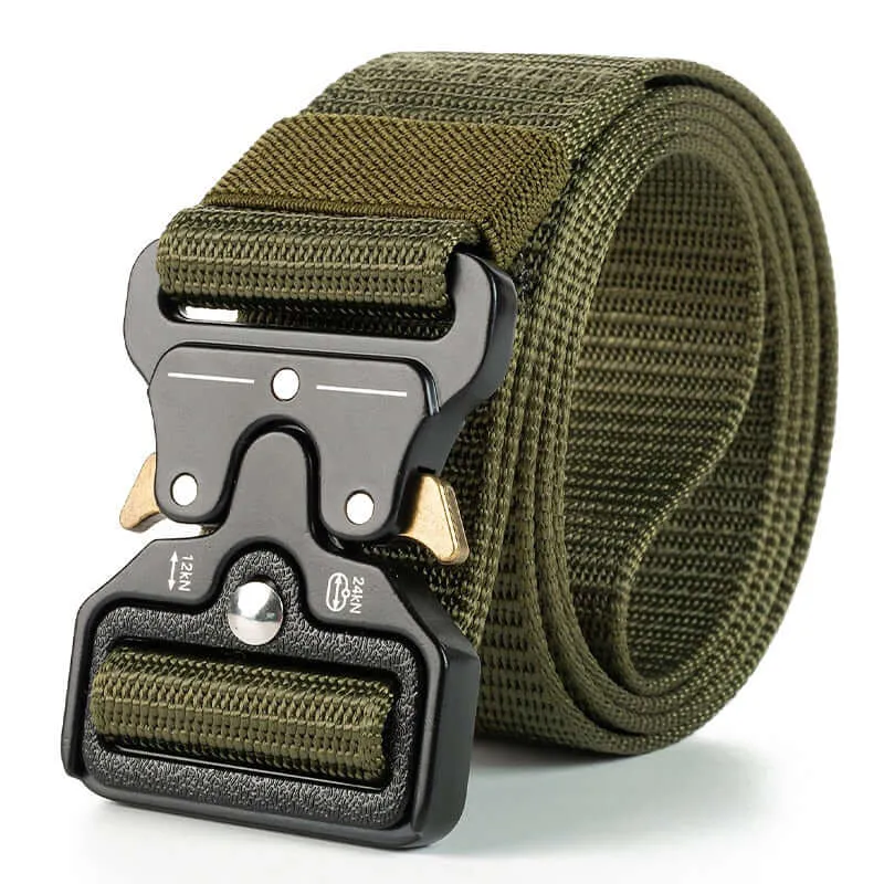 genuine tactical belt quick release outdoor military belt soft real nylon sports accessories men