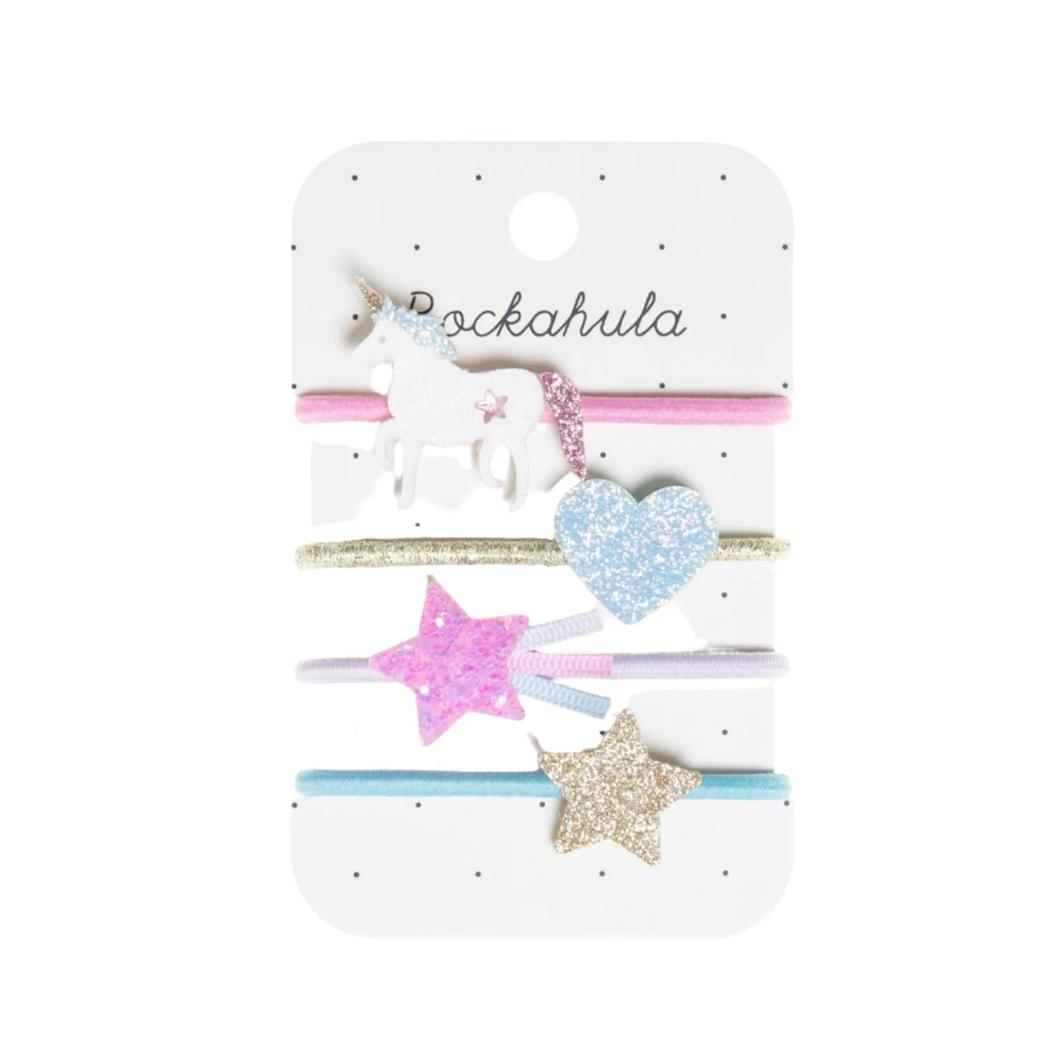 Girls Clip |Hair Ties - Unicorn Ponies | Rockahula Kids