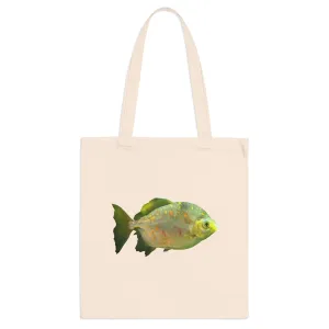 Green Fish with Specs Tote Bag