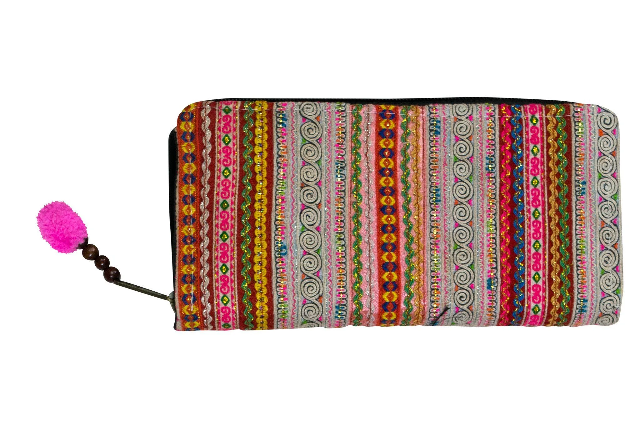 Handmade Hill Tribe Tribal Long Wallet Bag Purse