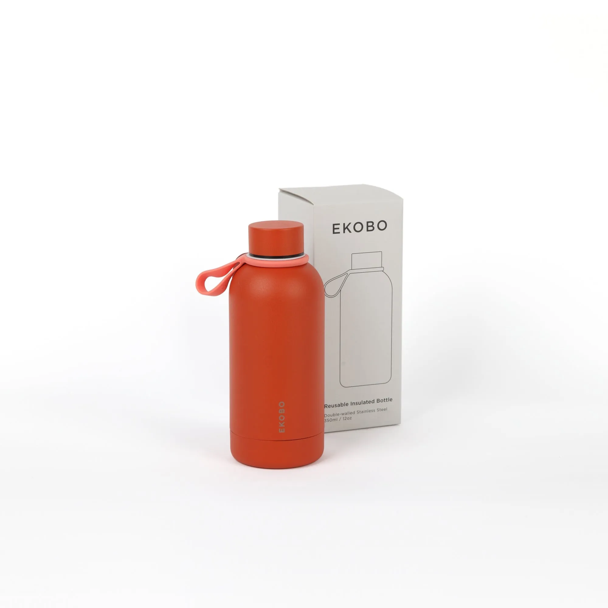 Insulated Reusable Bottle 12 Oz - Brick