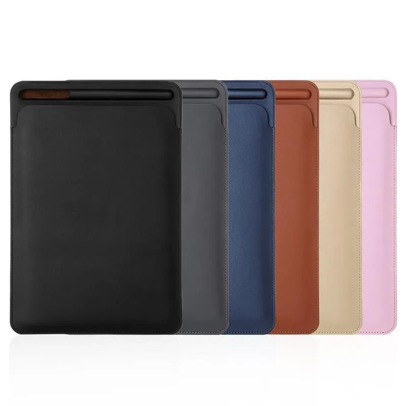 iPad air fits 9.7 10.5 case sleeve Pouch Bag Cover with Pencil Slot