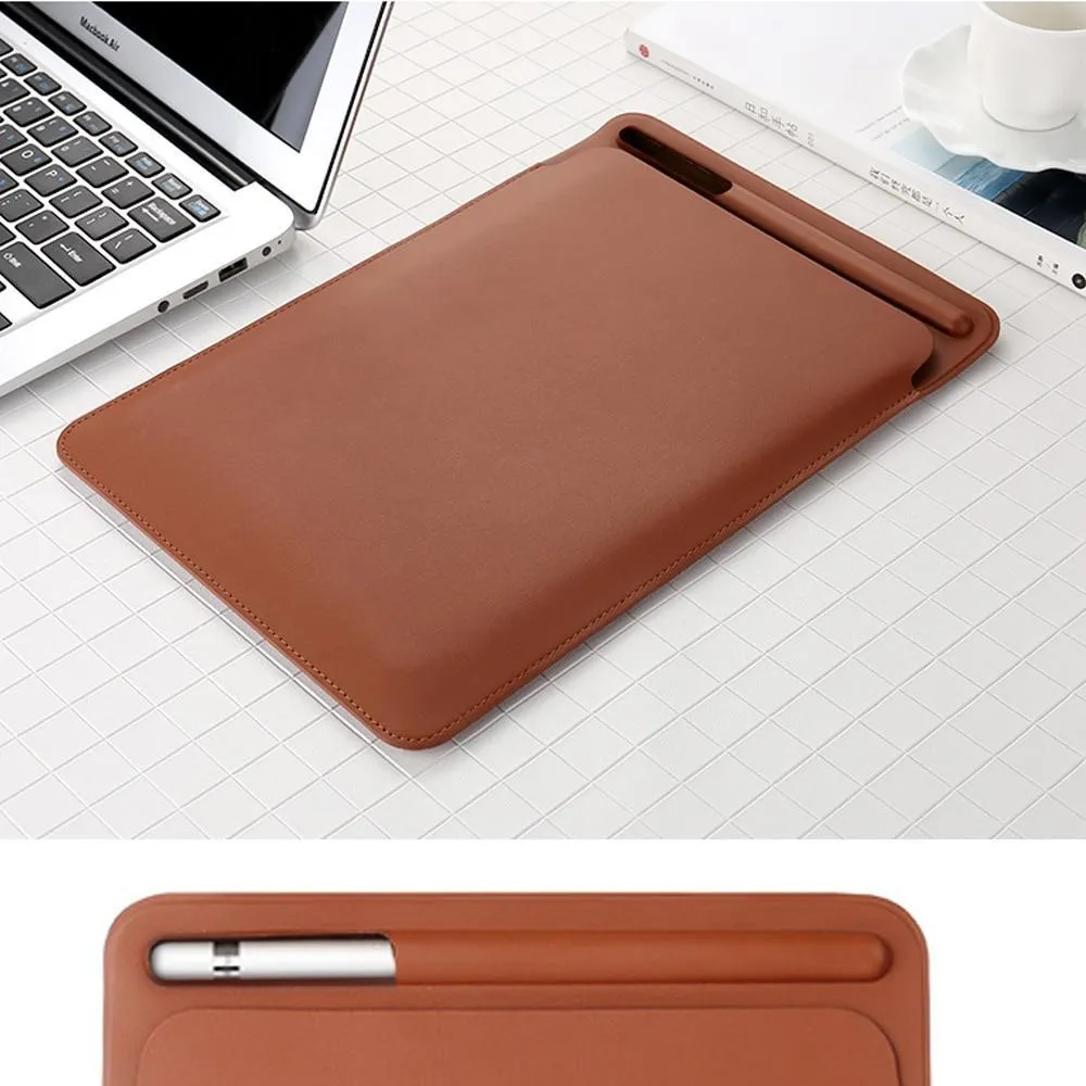 iPad air fits 9.7 10.5 case sleeve Pouch Bag Cover with Pencil Slot