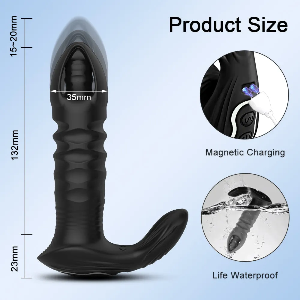 Jack - APP Control Thrusting Butt Plug Anal