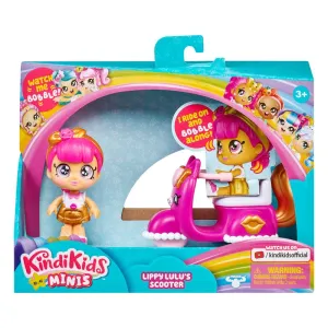 Kindi Kids Minis Doll And Vehicle Lippy Lulu's Scooter