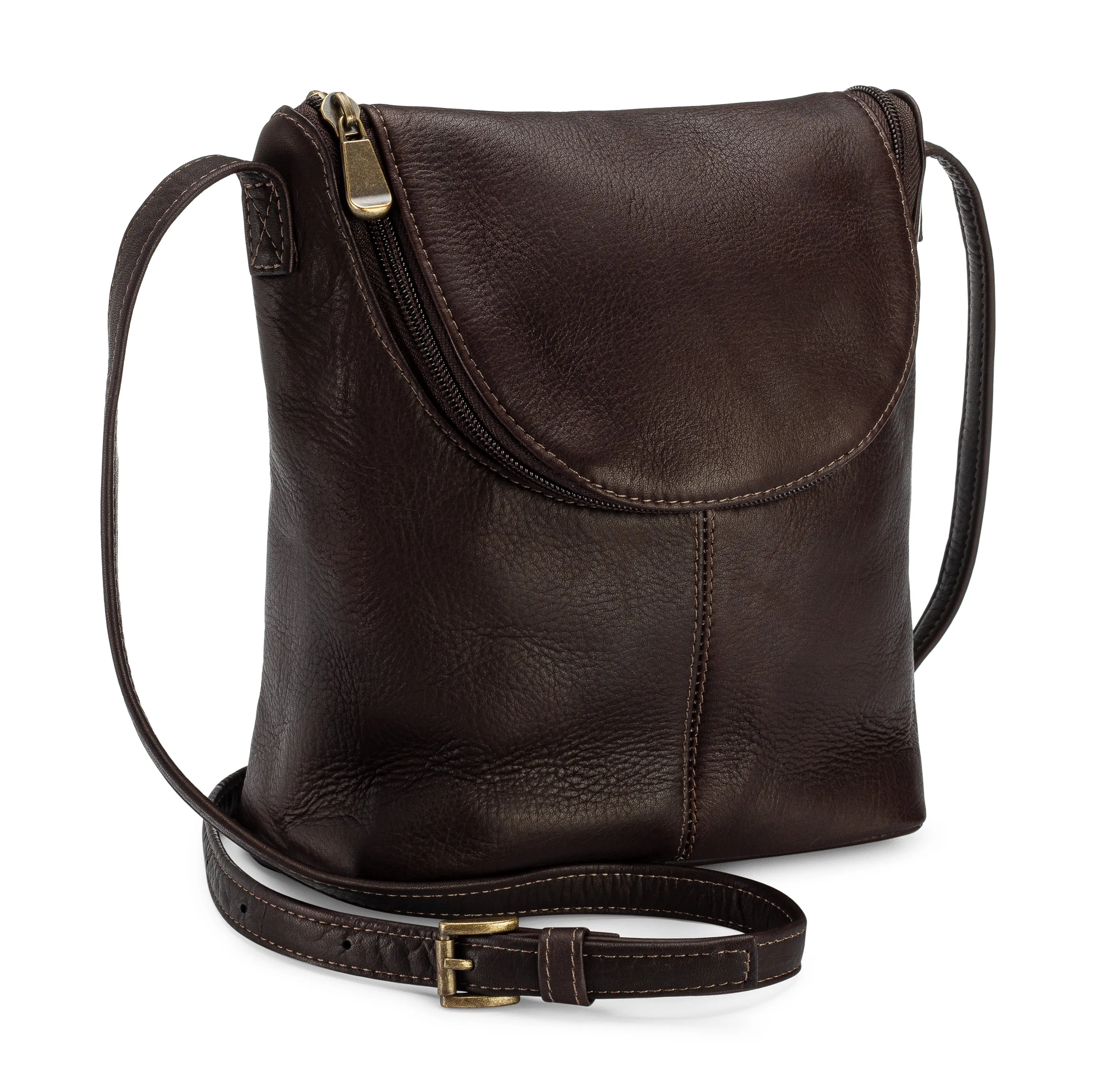 Le Donne Leather Casper U Zip Crossbody