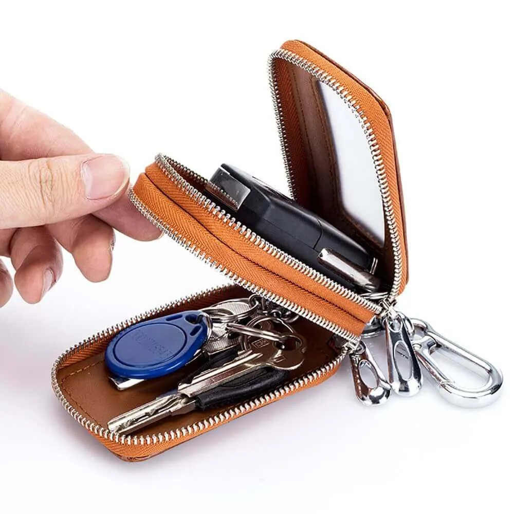 Leather Car Key Case - Stylish and Practical for NZ