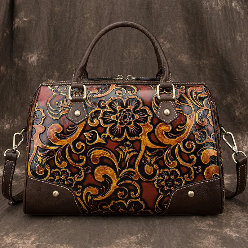 Leather handbag