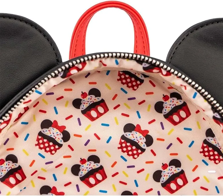 Loungefly Disney Minnnie Mouse Oh My Cosplay Treats Women Double Strap Crossbody Bag Purse