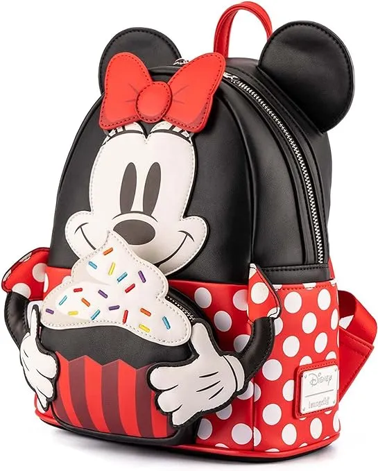 Loungefly Disney Minnnie Mouse Oh My Cosplay Treats Women Double Strap Crossbody Bag Purse