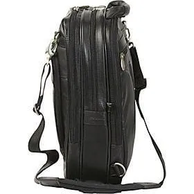 McKlein USA Lincoln Park 15.6" Leather Three-Way Backpack Laptop Briefcase