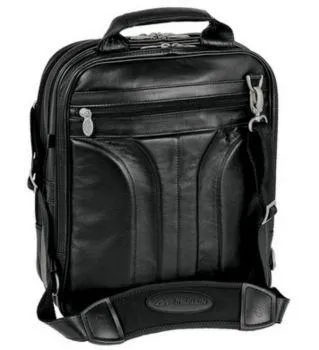 McKlein USA Lincoln Park 15.6" Leather Three-Way Backpack Laptop Briefcase