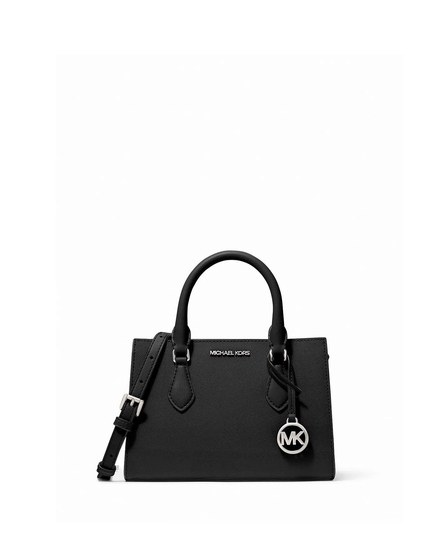 Michael Kors Women's Black Sheila Small Center Zip Satchel