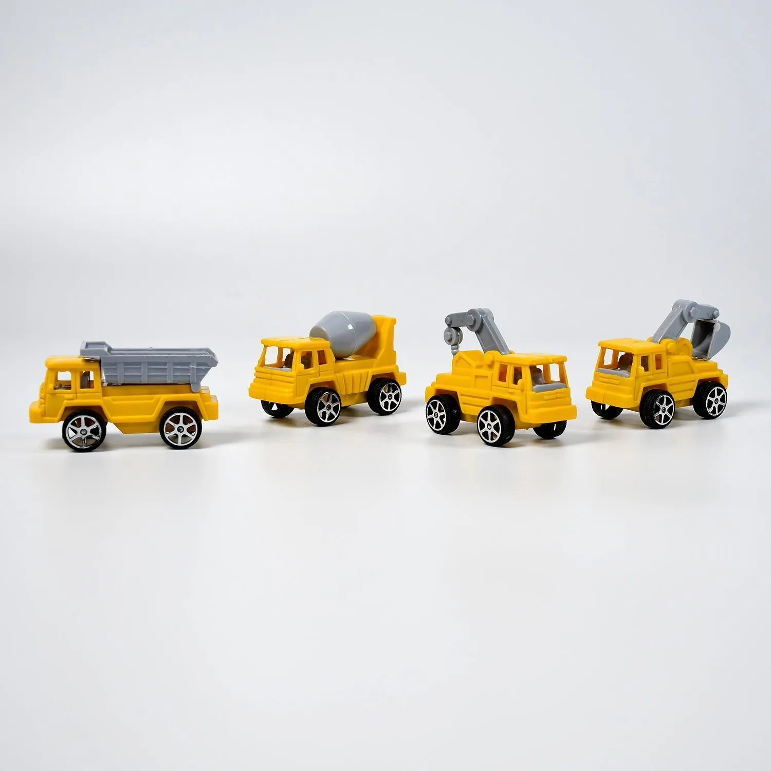 Mini Construction Toy Construction Truck Toys Construction Vehicles Alloy Truck Head, Excavator Digger Bulldozer Crane Toy For Boy Girl Toddler Gifts