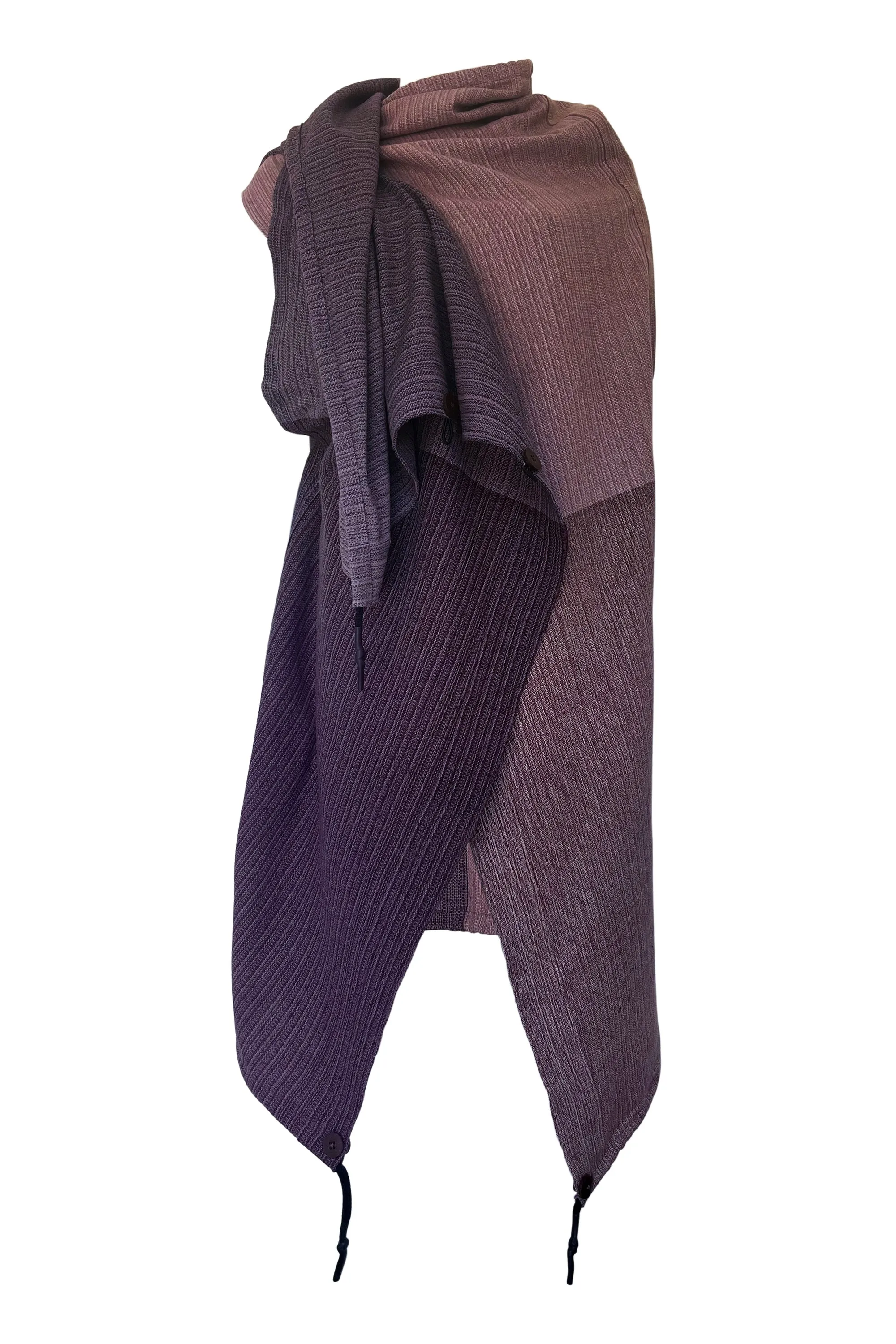 NEW! COTTON Cape Equal Aubergine