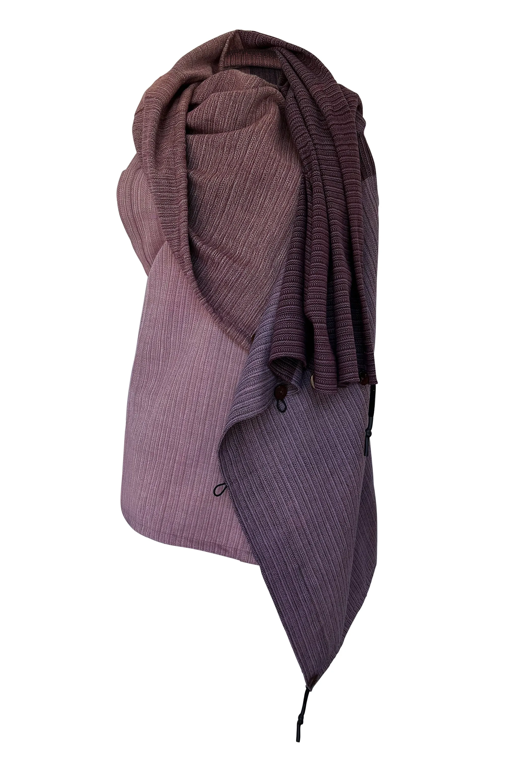 NEW! COTTON Cape Equal Aubergine