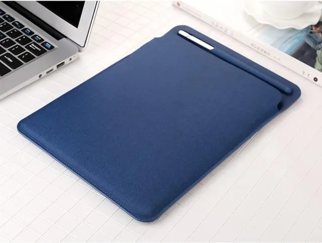 NEW iPad Pro 10.5 11 Linen finish Sleeve Case bag  for A1980  with pencil holder