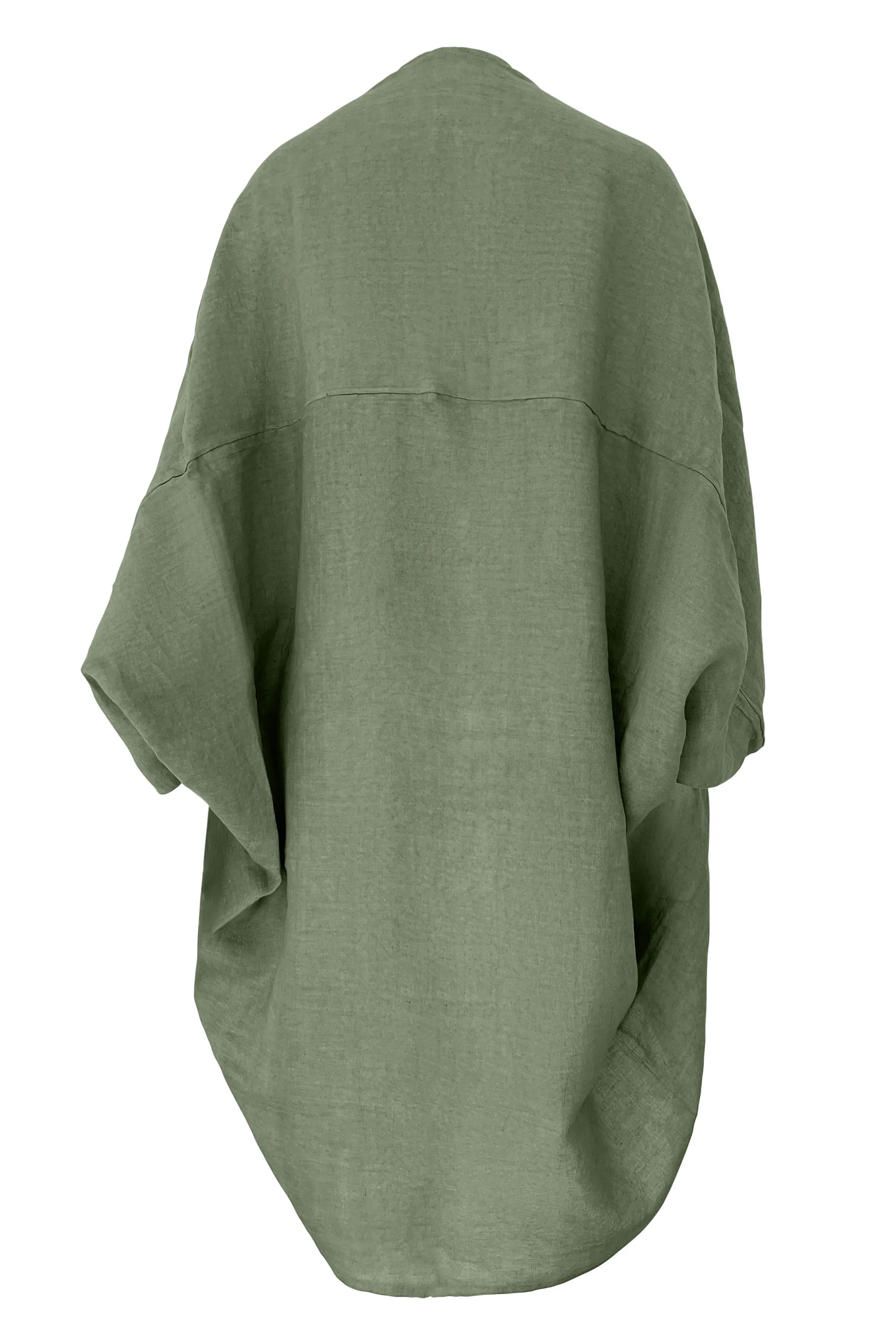 NEW! LINEN Kimono Olive Sprig