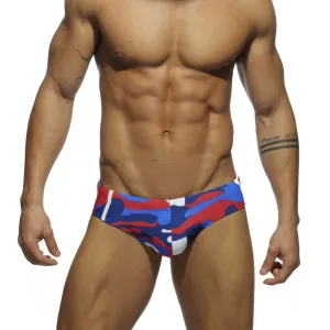 new man's Brand swimming Camouflage swim trunks  sexy low waist swimming briefs swimwear boxers patchwork color  hot sell Summer