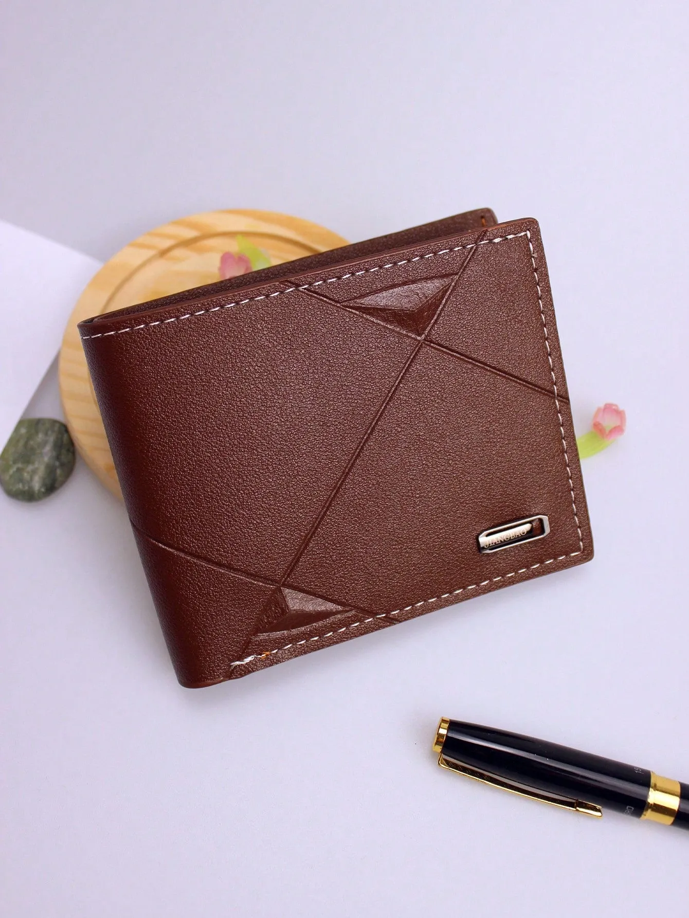 New Style Men's Wallet & Card Holder With Money Clip, Id Photo Frame And Multiple Card Slots, Fashion Casual Money Clip For Youth Male, Ultrathin Soft PU Leather Wallet Card Organizer Men's Business Casual Pu Leather Short Wallet