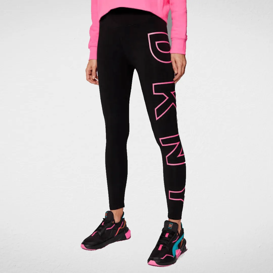 (Original)Women Sports Pants - Leggings- BlackXPink