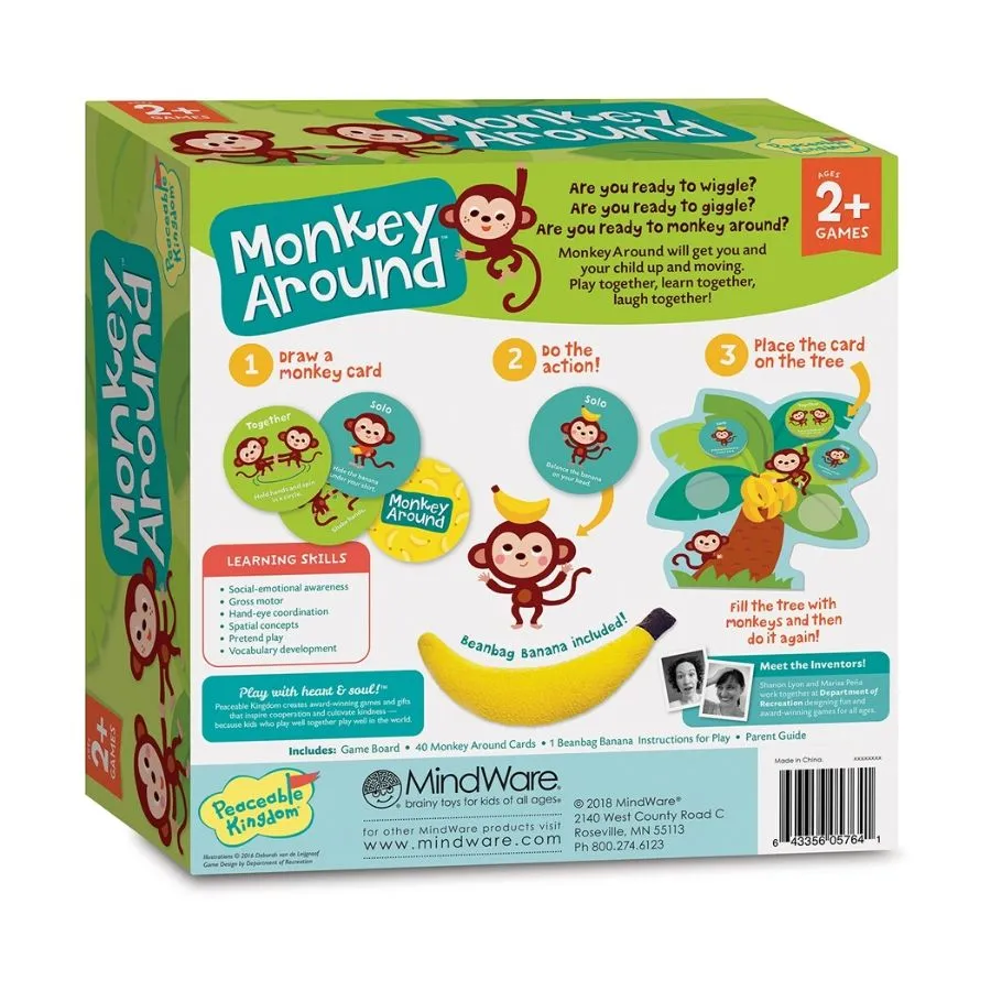 Peaceable Kingdom Game - Monkey Around Game