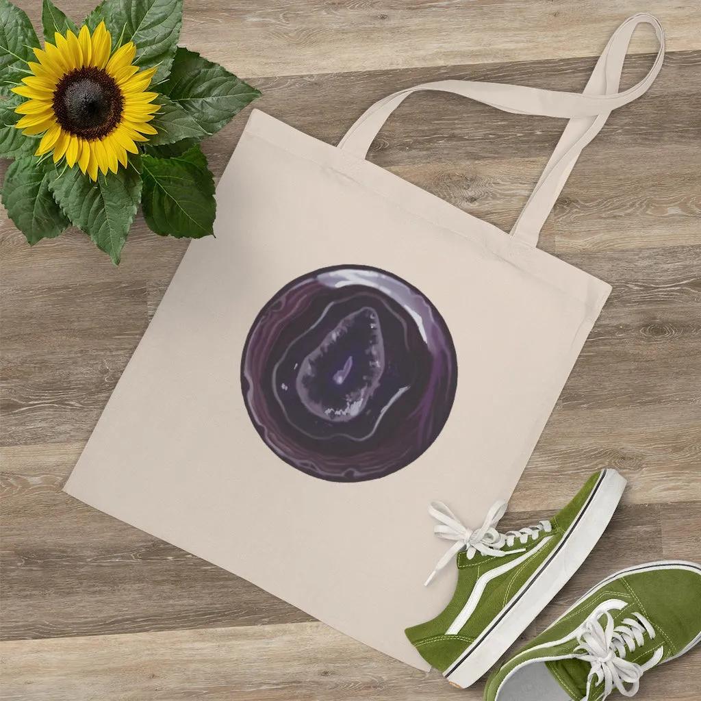 Purple Rock Tote Bag