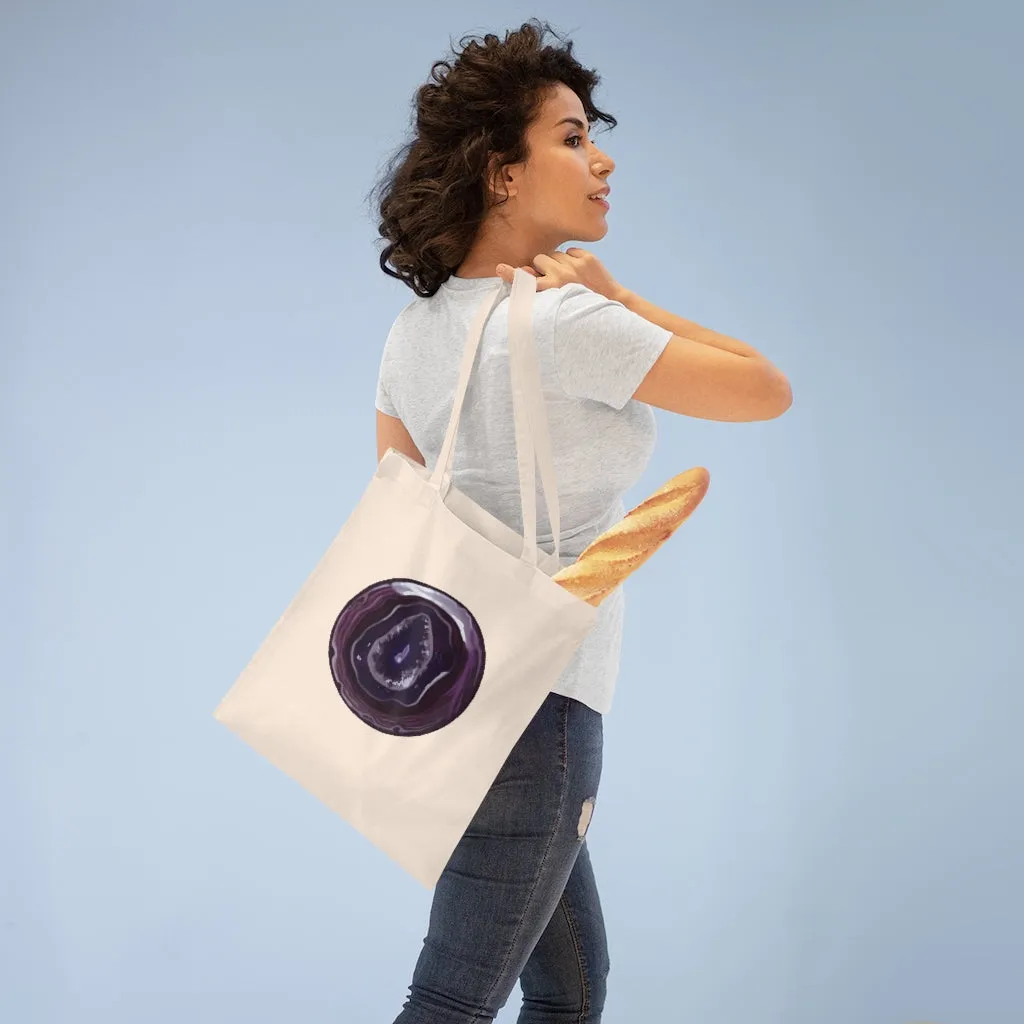 Purple Rock Tote Bag