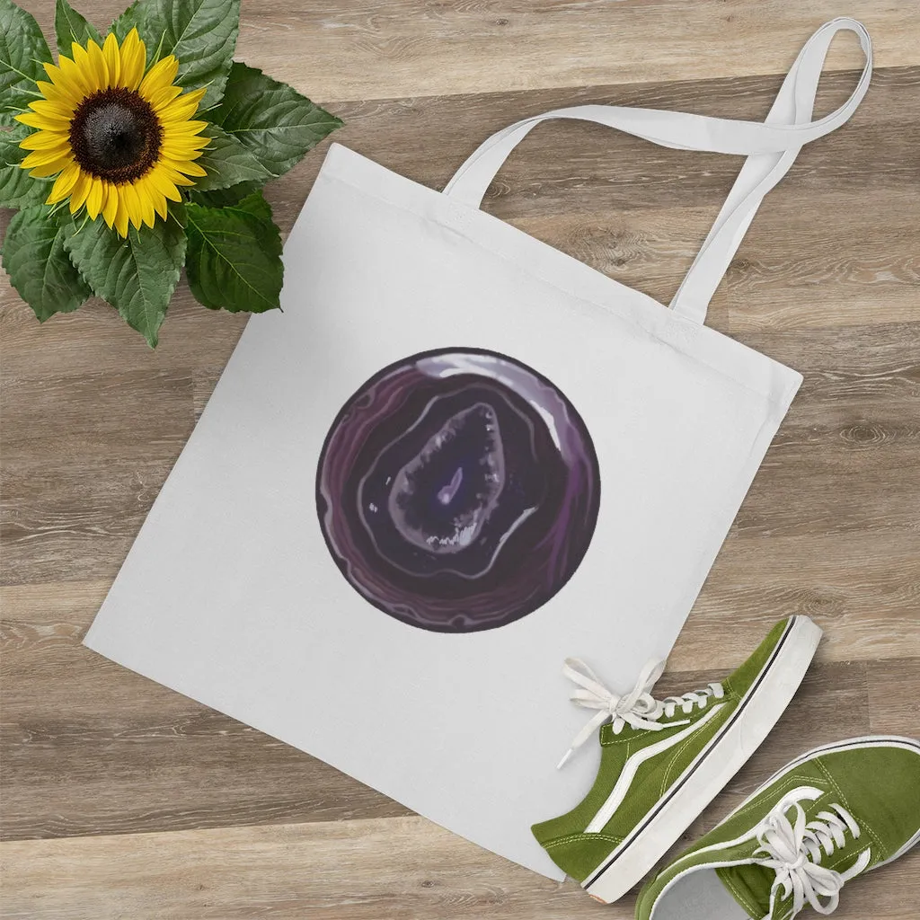 Purple Rock Tote Bag