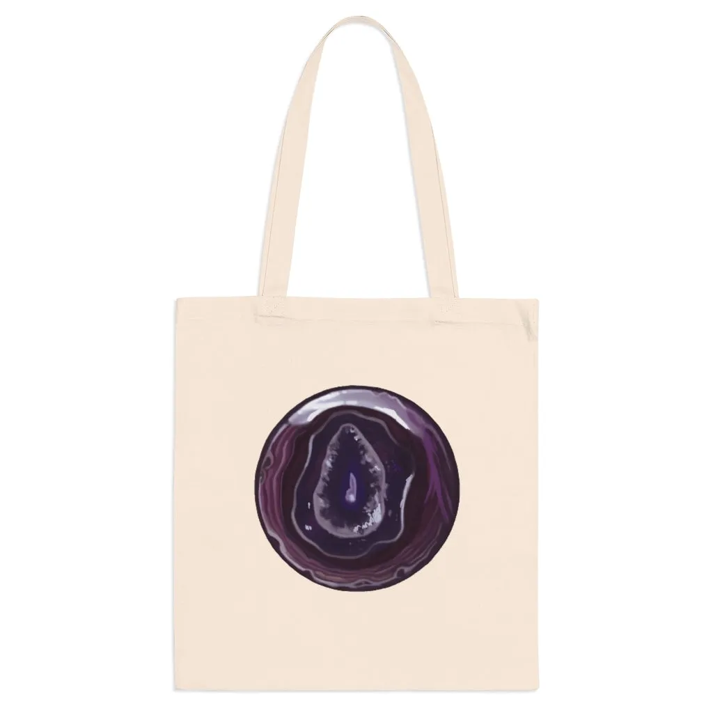 Purple Rock Tote Bag