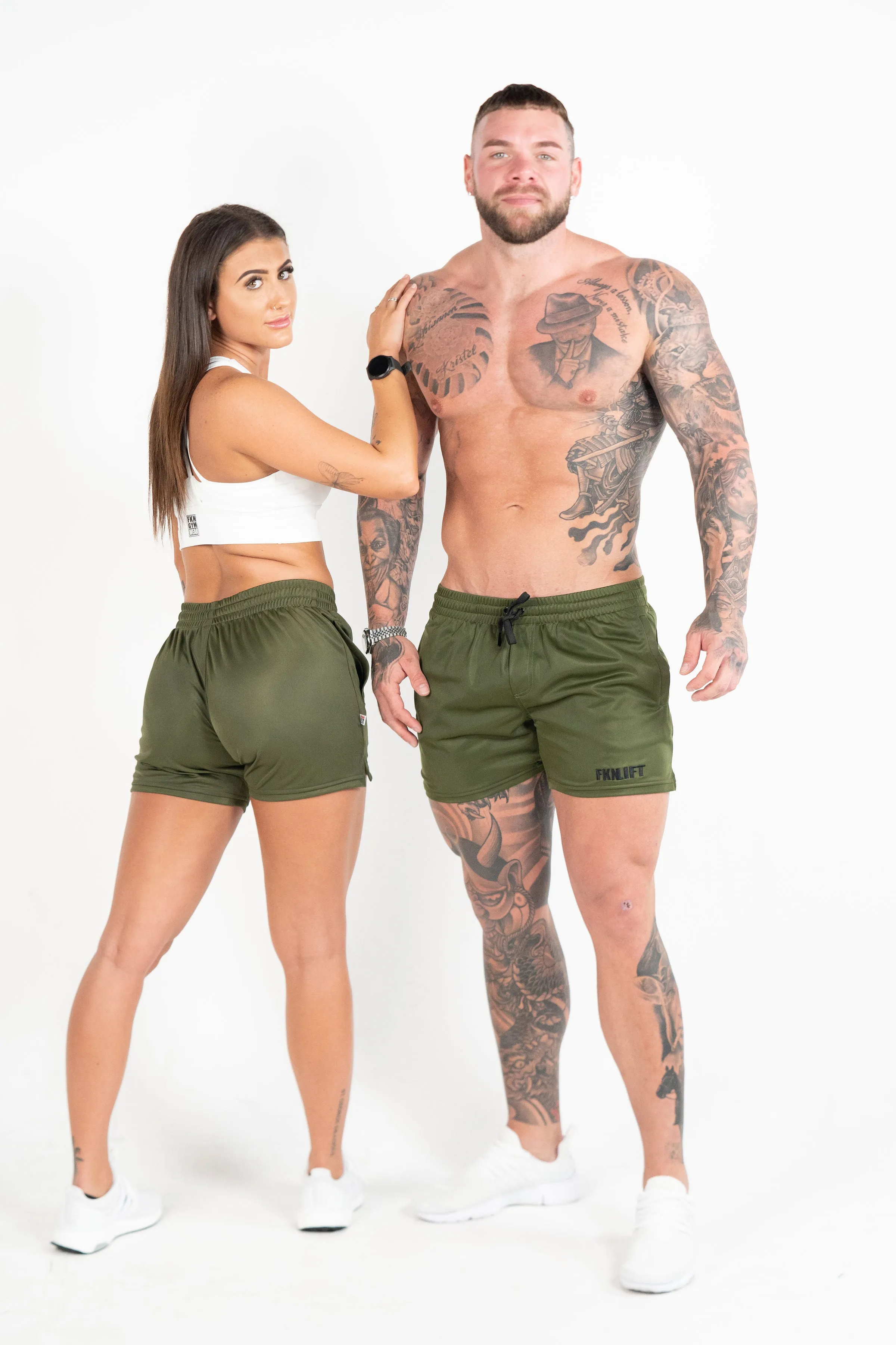 Relentless | Men's Gym Shorts | Khaki